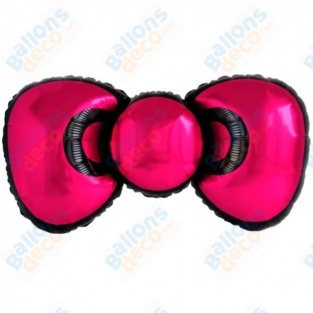 Ballon Noeud Rose Magenta, Anniversaire Kawaii