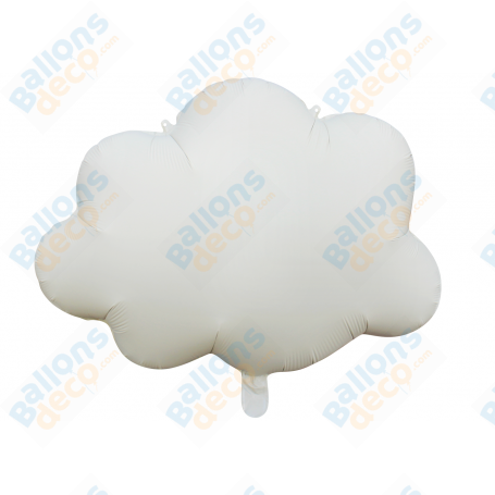 Ballon Nuage Blanc Mate, décoration ballon anniversaire