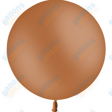 Ballon Marron Géant de Couleurs 85 cm