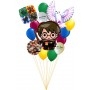 Ballons Harry Potter 20 Ans avec Edwige en Grappe