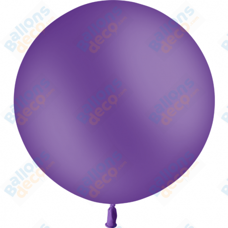 Ballon Violet Géant de Couleurs 85 cm