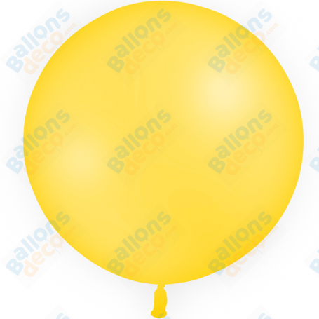 Ballon Jaune Soleil Géant de Couleurs 85 cm