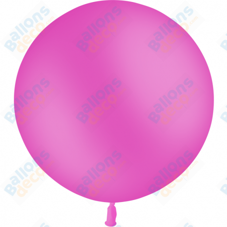 Ballon Magenta Géant de Couleurs 85 cm