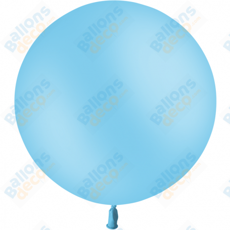 Ballon Bleu Ciel Géant de Couleurs 85 cm