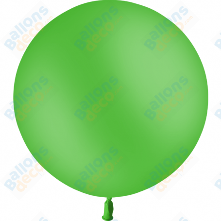 Ballon Vert Géant de Couleurs 85 cm