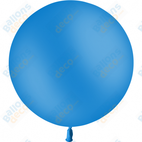 Ballon Bleu Géant de Couleurs 85 cm