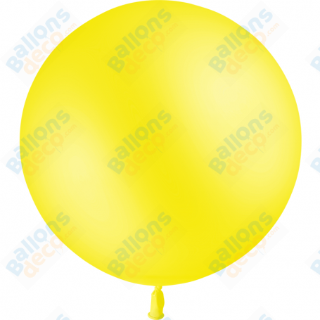 Ballon Jaune Géant de Couleurs 85 cm