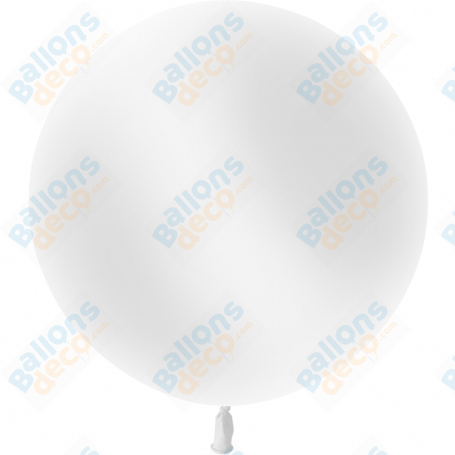Ballon Géant Blanc de Couleurs 85 cm