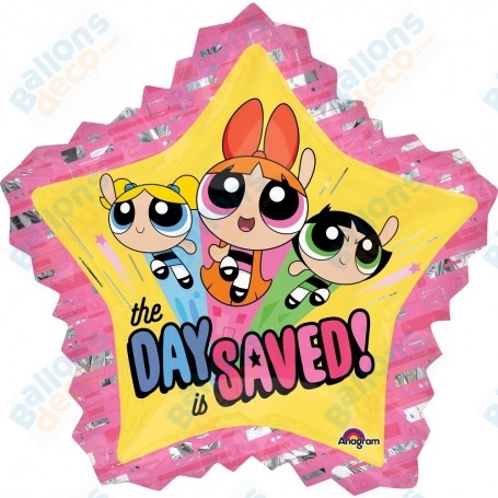 Ballon Les Super Nanas Étoile Géante, Décoration anniversaire Manga