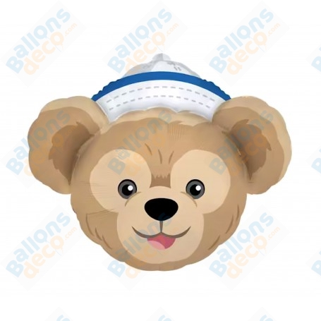 Ballon Duffy Tête Ourson Disney, Décoration ballon Anniversaire