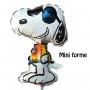 Ballon Snoopy Lunette Peace Mini Air, Décoration ballon anniversaire Anagram