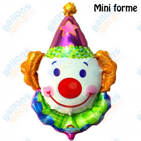 Ballon Tête de Clown Mini Air