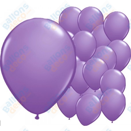 Ballons Ronds de baudruche Standard Lilas de 30 cm. décoration ballons, arche anniversaire Mariage
