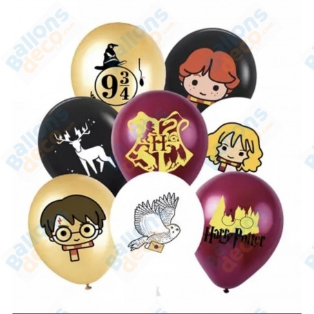 Ballons Harry Potter Baudruche x8