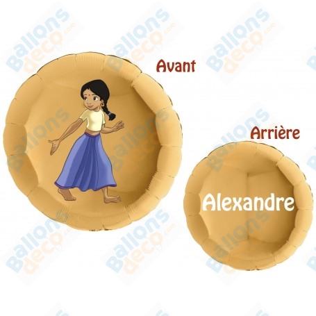 Ballon La fillette Shanti de Mowgli Avec Prénom, Décoration ballon Anniversaire Disney
