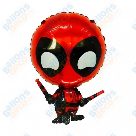 Ballon DeadPool Forme Disney, décoration ballons anniversaire Disney Marvel Avengers