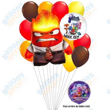 Ballons Colère en Grappe Anniversaire, décorations ballons Disney Pixar