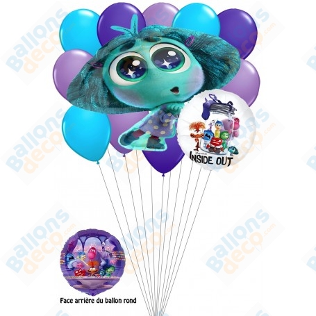 Ballons Envie de Vice-Versa Anniversaire, décorations ballons Disney.