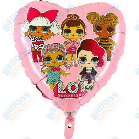 Ballon LOL Poupées Coeur
