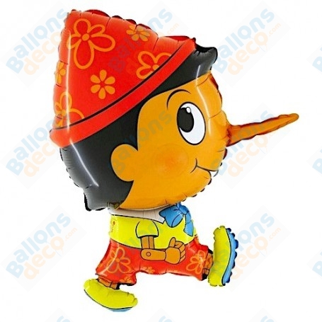 Ballon Pinocchio Grabo Disney, Décorations ballons pour anniversaire.