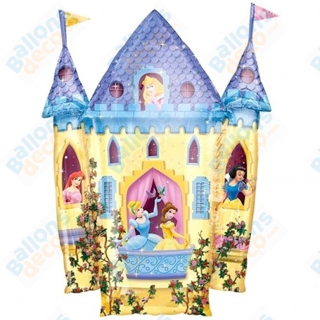 Ballon Chateau des Princesses Disney Anagram, Décorations ballons pour anniversaire.