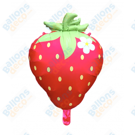 Ballon Fraise Rouge Mate, décorations ballon anniversaire, Fruits et légumes.