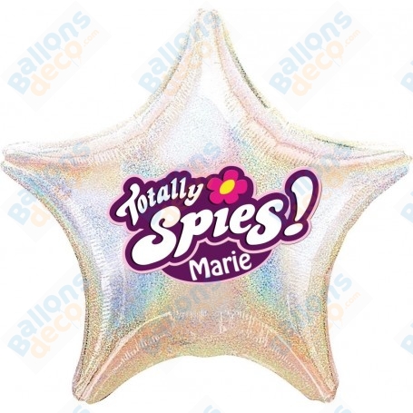 Ballon Logo des Totally Spies Personnalisable 1 face, Décorations ballons pour anniversaire.