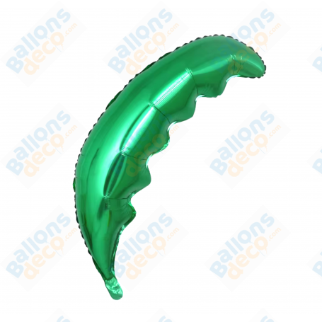 Ballon Branche de Palmier Vert Bouteille 100cm, Décorations ballons pour anniversaire, tropicale.