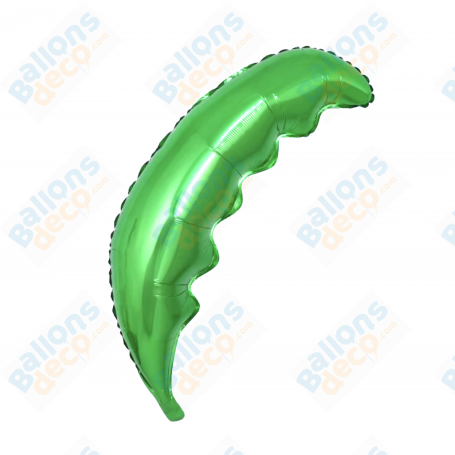 Ballon Branche de Palmier Vert Anis 100cm, Décorations ballons pour anniversaire, tropicale.