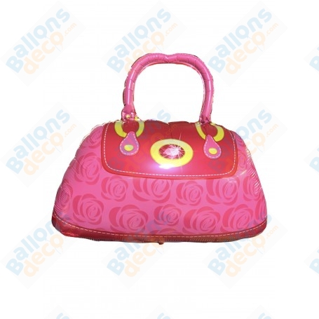 Ballon Sac à Main Rose, décoration anniversaire Barbie, Vitrine magasin sacs.