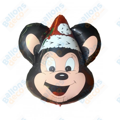 Ballon Mighty Mouse De Noël Vintage, Décorations ballons pour vos vitrine de Noël.