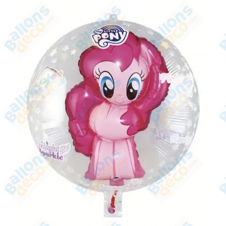 Ballon Pinkie Pie Bulle My Little Poney, Décorations ballons pour anniversaire Kawaii.