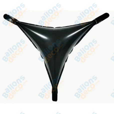 Ballon Forme de Triangle De couleurs Noir, Décorations ballons pour anniversaire, Mariage, Naissance, Vitrine de magasin, Noël.