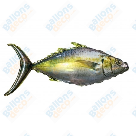 Ballon Forme de Thon Gonflage Air, Décorations ballons pour anniversaire aquatique.