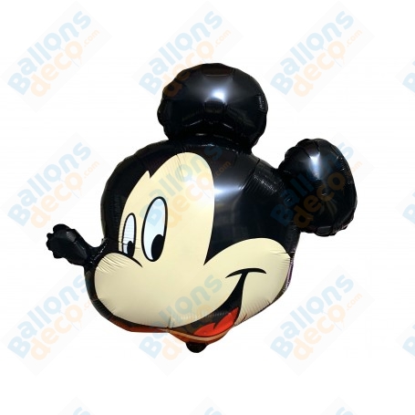 Ballon Tête de Mickey de Profil Junior, Décorations ballons pour anniversaire Disney.