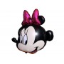 Ballon Tête de Minnie Profil Noeud Rose, Décorations ballons pour anniversaire Disney.