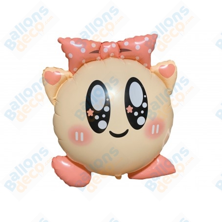Ballon Kirby Manga Kawaii, Décorations ballons pour anniversaire.