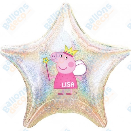 Ballon Peppa Pig Fée Personnalisable