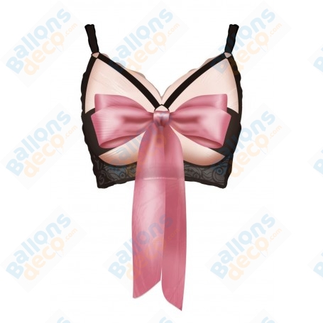 Ballon Poitrine de Femme avec un Ruban Rose, soirée Filles.