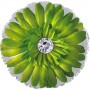 Ballon Fleur Verte de 45 cm.