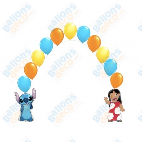 Arche Ballons avec Lilo et Stitch Anniversaire, Décorations ballons pour anniversaire.