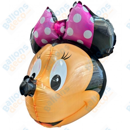 Ballon Minnie Effet 3D Junior Disney, Décorations ballons pour anniversaire.