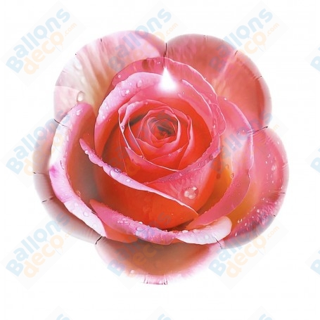 Ballon Bouton de Rose Couleur Rose, Décorations ballons pour anniversaire, fête des mères.