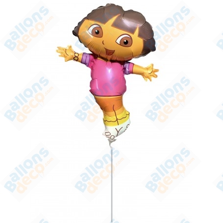 Ballon Dora L'exploratrice Mini Anagram, Décorations ballons pour anniversaire.