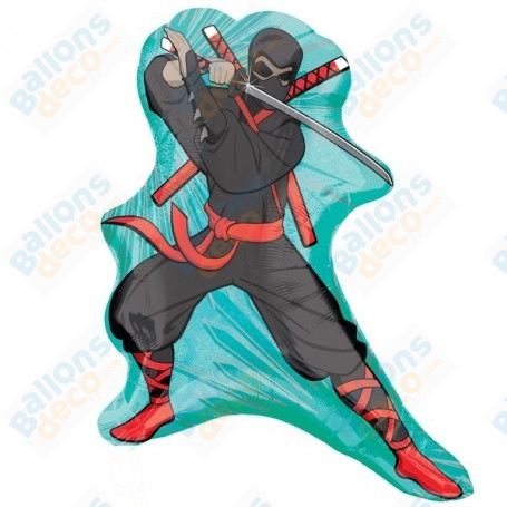 Ballon Ninja Ceinture Rouge, Décorations ballons pour anniversaire.