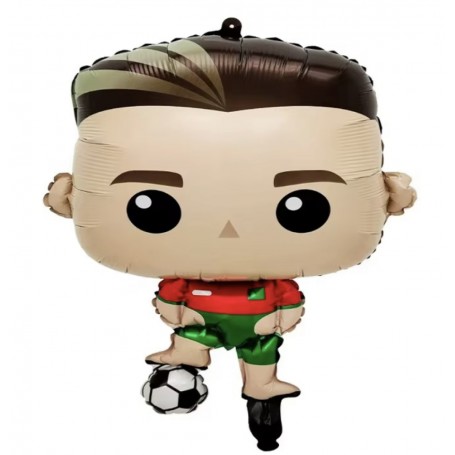 Ballon Joueur de Foot Ronaldo, Décorations ballons pour anniversaire.