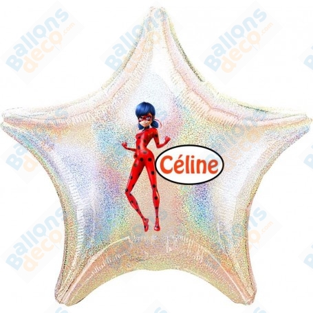 Ballon Miraculous Marinette Personnalisable