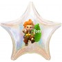Ballon Betameche Étoile Personnalisable 1 face Arthur et les Minimoys, Décorations ballons pour anniversaire.