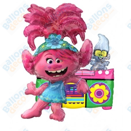 Ballon Poppy des Trolls Poste Radio