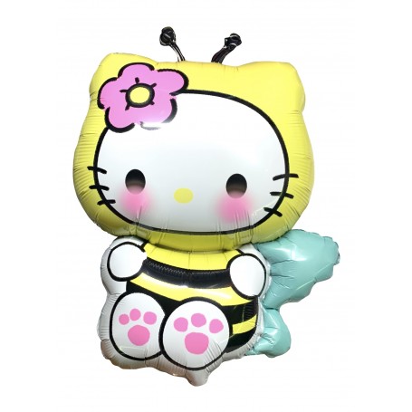 Ballon Hello Kitty Abeille, Décorations ballons pour anniversaire Kawaii.